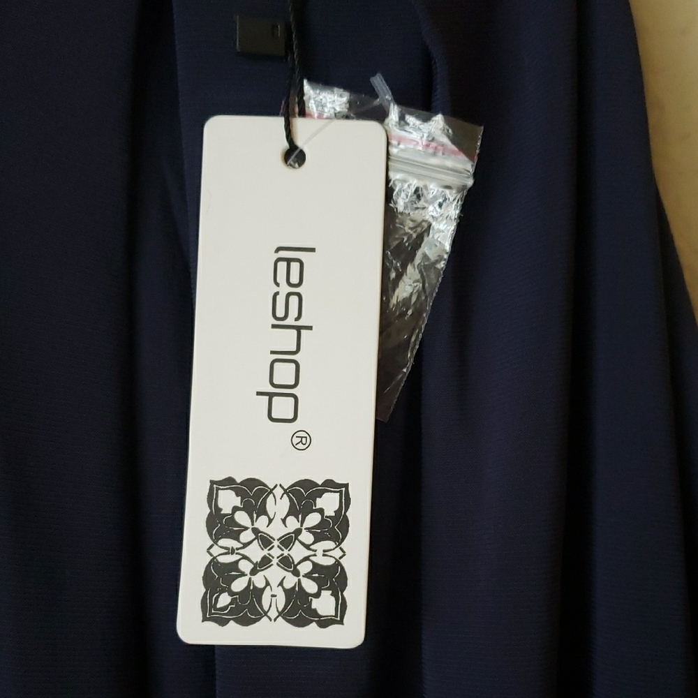 Leshop Blue Jumpsuit with Wide-Leg Design - Picture 2 of 4